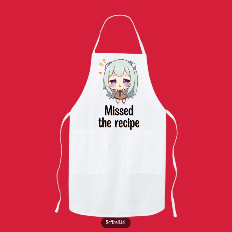Funny Missed Hit Surprise Apron - Chef's Hilarious Kitchen Character Gear