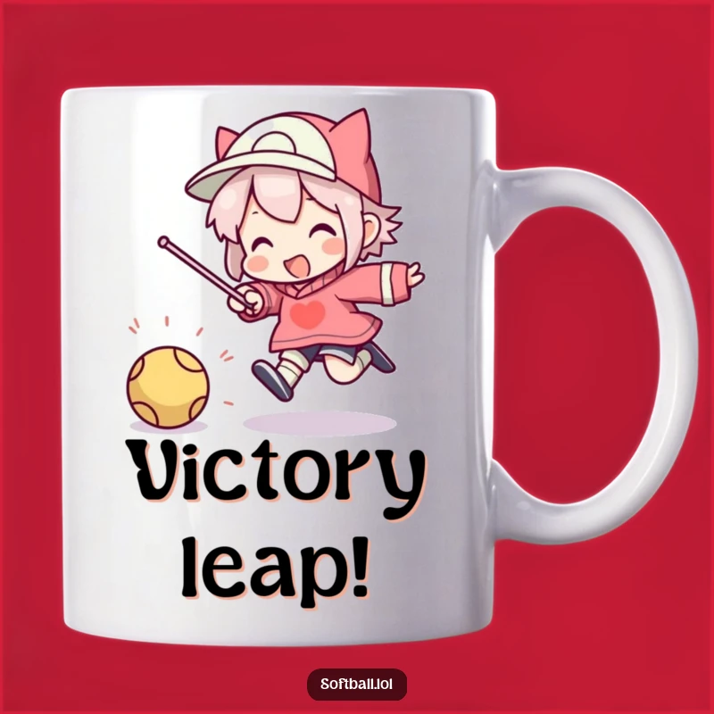 Funny Jumper Mug: Energetic Ball Hit, Perfect Sports Funny Gift!
