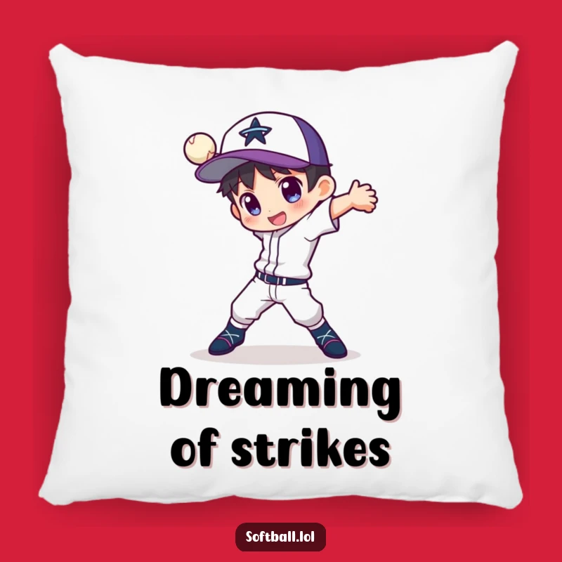 Funny Pitcher Pillow: Dynamic Comfort, Perfect Sports Accent