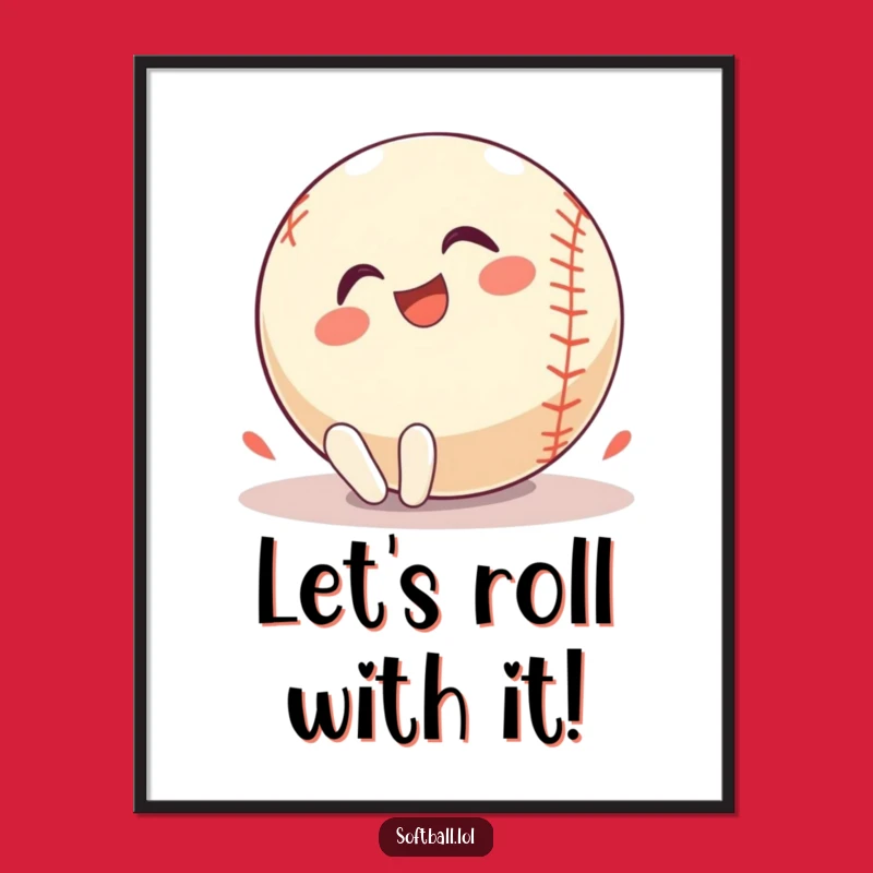 Free Printable Glee Softball Art - Funny Downloadable Wall Decor