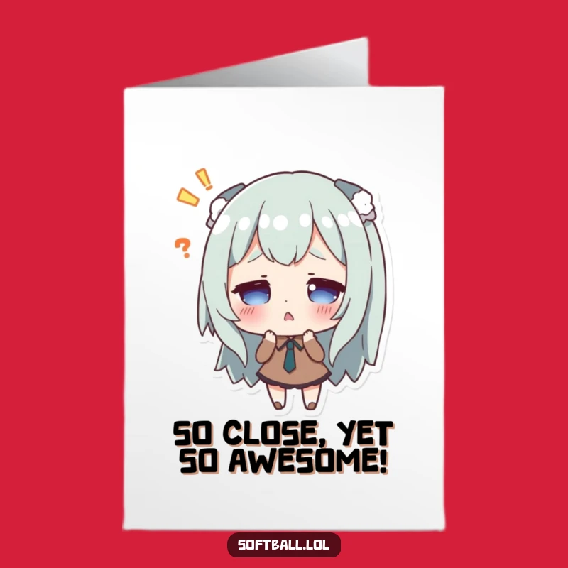 Funny Free Printable Congrats Card: Missed Hit Surprise