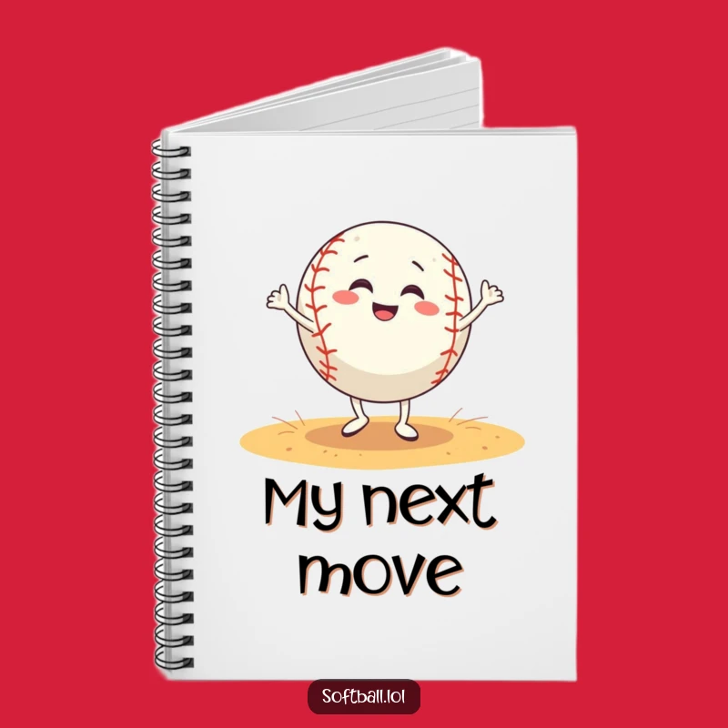 Funny Softball Dance Notebook: Jot Down Ideas with Humorous Flair