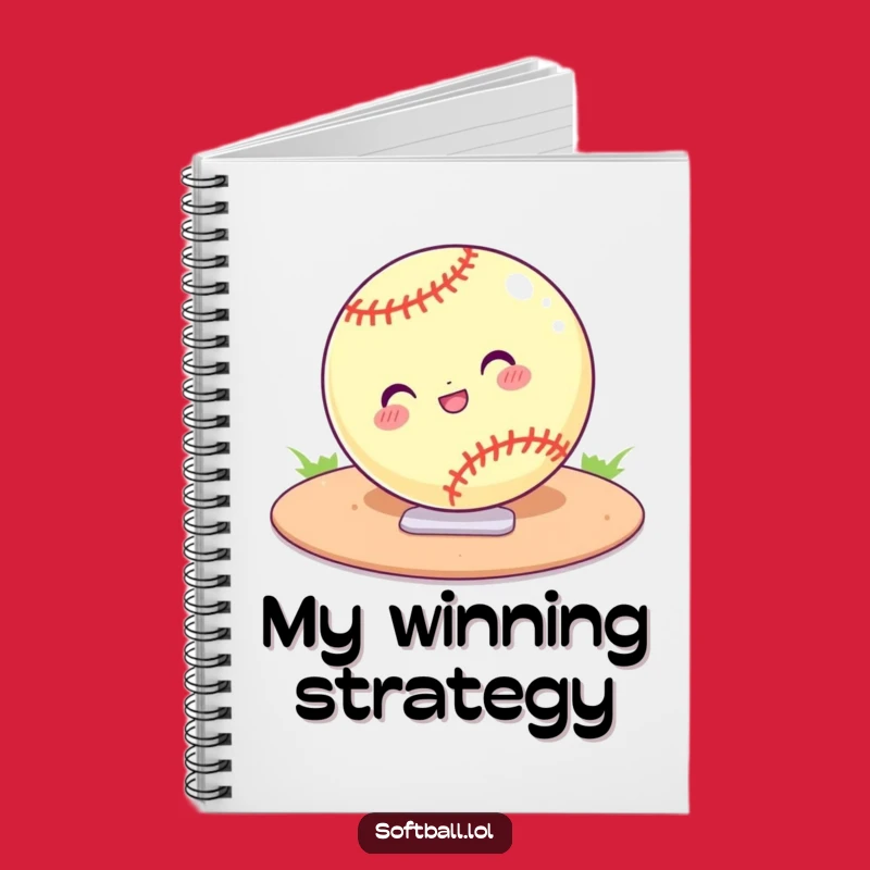 Funny Softball Sliding Journal - Game Notes & Ideas