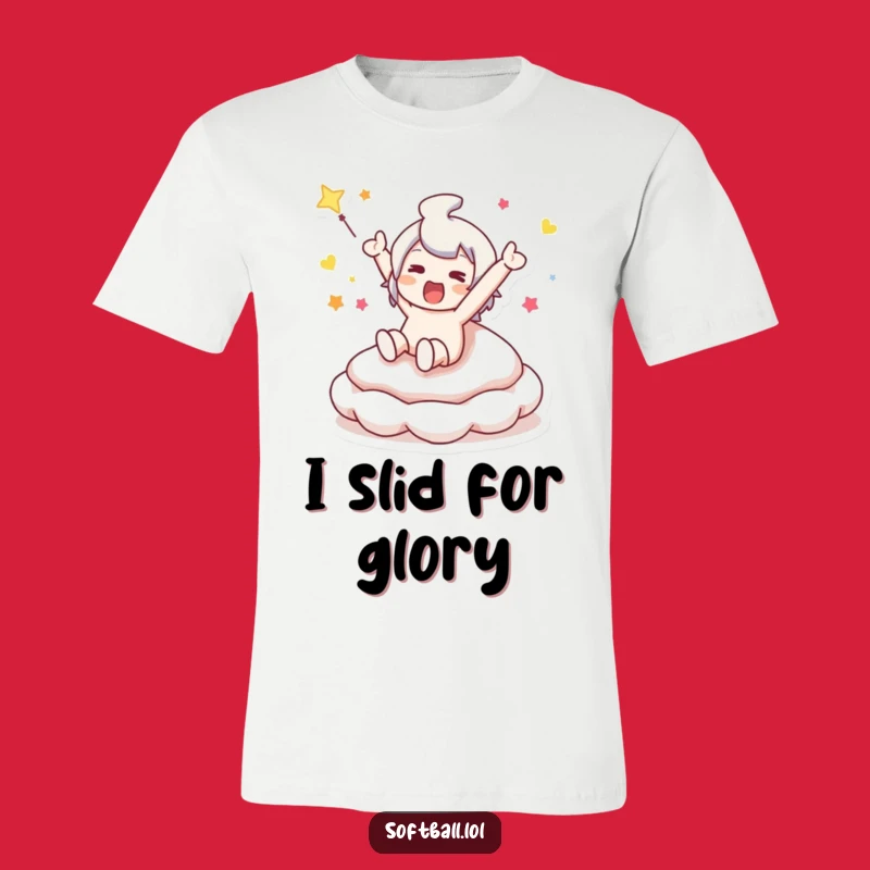 Funny Baseball Slide T-Shirt: Hilarious Gift for Players and Fans Alike