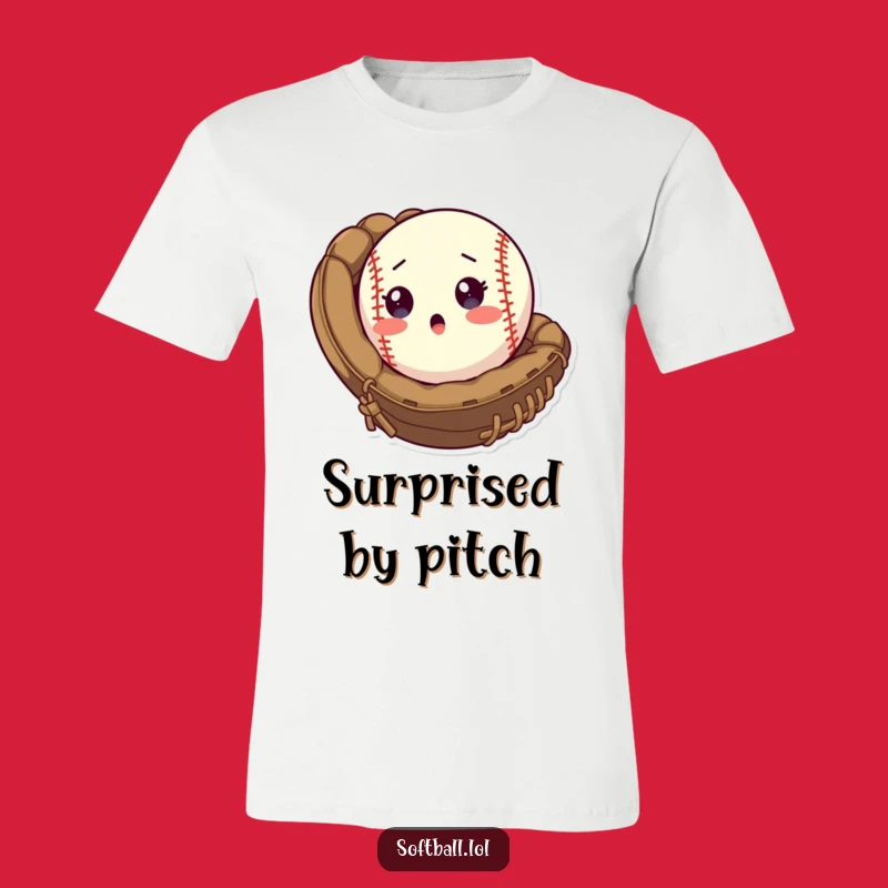Funny Softball Surprise T-Shirt: Wear the Hilarious Moment of the Game