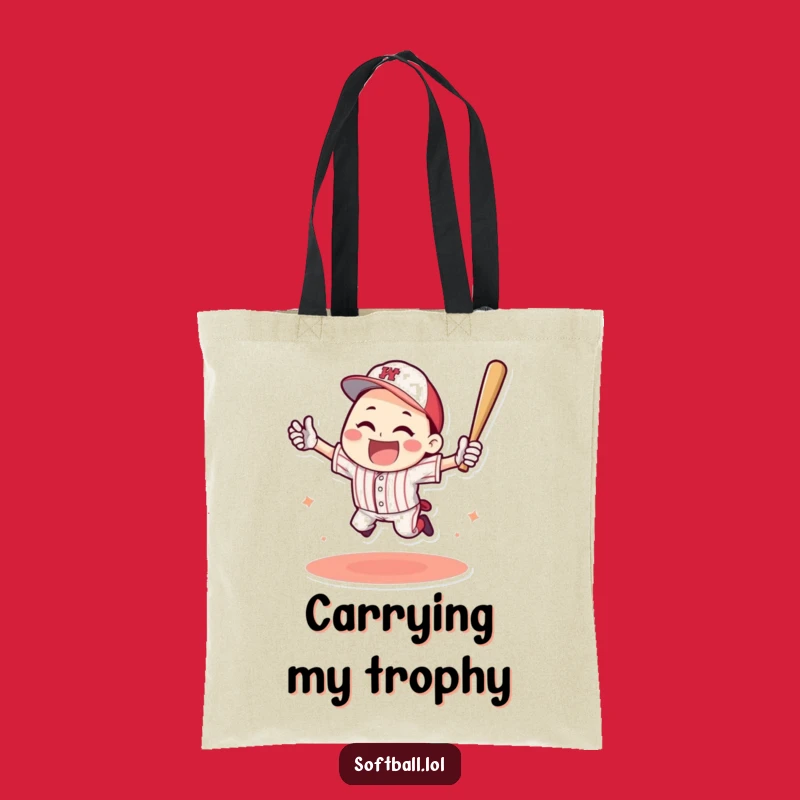 Funny Baseball Home Run Tote Bag: Game Day Essential, Perfect Gift